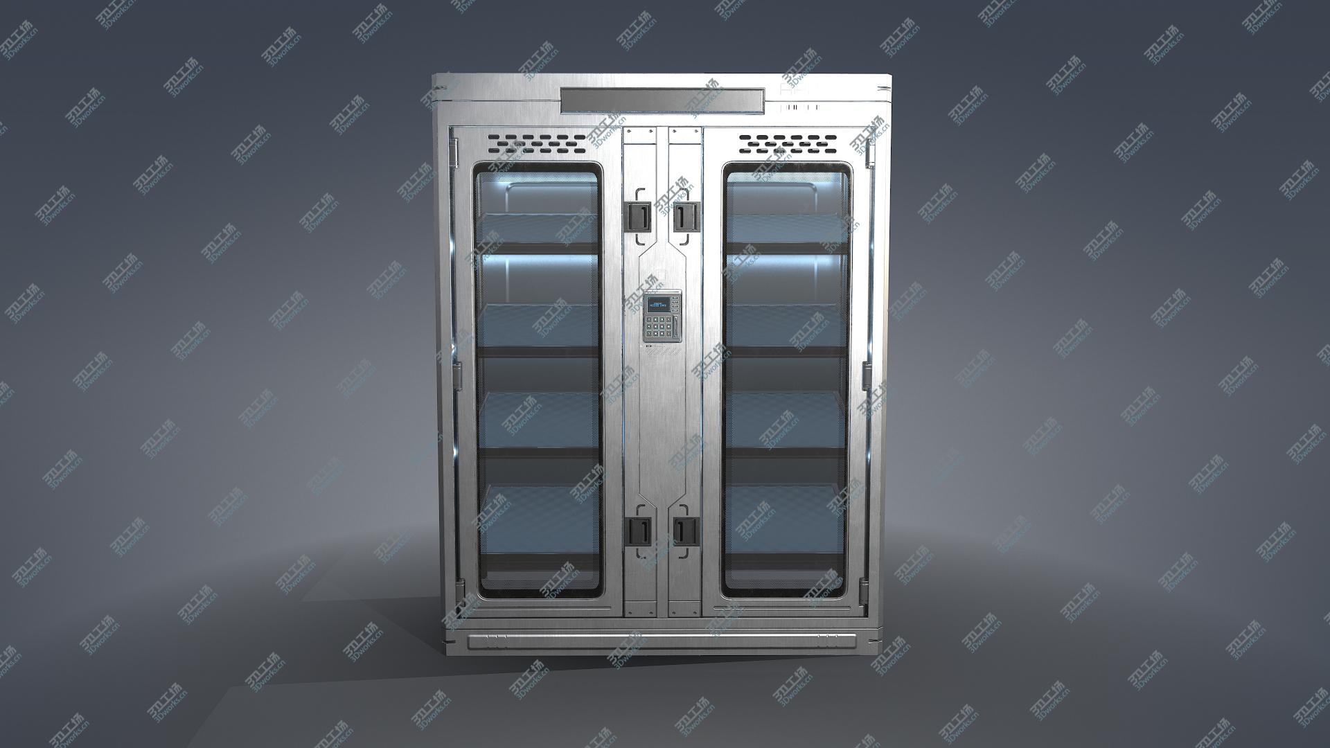 images/goods_img/202105074/Sci-fi Armory Rack Locker PBR model/3.jpg